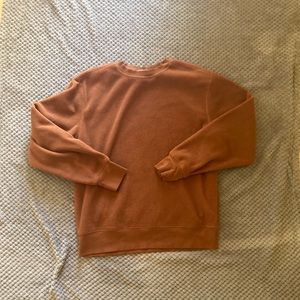 Fleece rusty orange sweater from ASOS